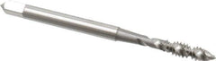 OSG - #6-32 UNC 2 Flute 2B Plug Spiral Flute Tap - High Speed Steel, Bright Finish, 2" OAL, Right Hand Flute, Right Hand Thread, H3, Series 106/107 - Exact Tool & Supply