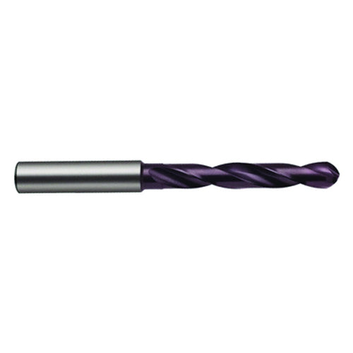 5/32″ Dia. × 16 mm Shank × 36 mm Flute Length × 74 mm OAL, 140°, Round Solid Carbide Drill - Exact Tool & Supply