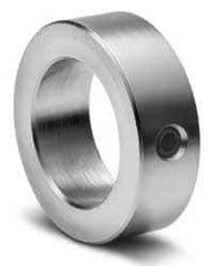 Climax Metal Products - 2-9/16" Bore, Steel, Set Screw Shaft Collar - 3-3/4" Outside Diam, 1" Wide - Exact Tool & Supply