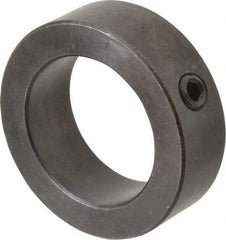 Climax Metal Products - 1-11/16" Bore, Steel, Set Screw Shaft Collar - 2-1/2" Outside Diam, 13/16" Wide - Exact Tool & Supply