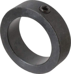 Climax Metal Products - 2-1/2" Bore, Steel, Set Screw Shaft Collar - 3-1/2" Outside Diam, 1" Wide - Exact Tool & Supply