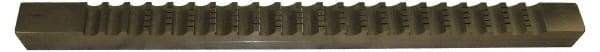 Dumont Minute Man - 1-3/8" Keyway Width, Keyway Broach - High Speed Steel, Bright Finish, 1-3/8" Broach Body Width, 1-1/2" to 8" LOC, 20-1/4" OAL, 23,500 Lbs Pressure for Max LOC - Exact Tool & Supply