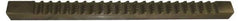 Dumont Minute Man - 1-1/8" Keyway Width, Keyway Broach - High Speed Steel, Bright Finish, 1-1/8" Broach Body Width, 1" to 6" LOC, 20-1/4" OAL, 14,750 Lbs Pressure for Max LOC - Exact Tool & Supply
