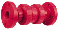 NIBCO - 1-1/2" PVDF Check Valve - Flanged, 1,360 WOG - Exact Tool & Supply