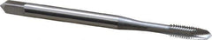 OSG - #3-48 UNC, H2, 2 Flutes, Plug Chamfer, Bright Finish, High Speed Steel Spiral Point STI Tap - 1-13/16" OAL, 0.141" Shank Diam, 1/2" Thread Length, Series 125 - Exact Tool & Supply