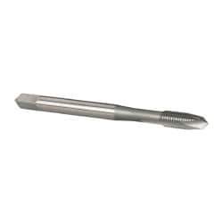OSG - #6-40 UNF, H2, 2 Flutes, Plug Chamfer, Bright Finish, High Speed Steel Spiral Point STI Tap - 2" OAL, 0.141" Shank Diam, 11/16" Thread Length, Series 125 - Exact Tool & Supply