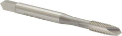OSG - #8-32 UNC, H2, 2 Flutes, Plug Chamfer, Bright Finish, High Speed Steel Spiral Point STI Tap - 2-1/8" OAL, 0.168" Shank Diam, 3/4" Thread Length, Series 125 - Exact Tool & Supply