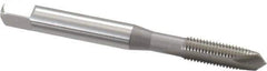 OSG - #10-32 UNF, H2, 2 Flutes, Plug Chamfer, Bright Finish, High Speed Steel Spiral Point STI Tap - 2-3/8" OAL, 0.194" Shank Diam, 7/8" Thread Length, Series 125 - Exact Tool & Supply