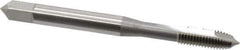 OSG - #8-32 UNC, H3, 2 Flutes, Plug Chamfer, Bright Finish, High Speed Steel Spiral Point STI Tap - 2-1/8" OAL, 0.168" Shank Diam, 3/4" Thread Length, Series 125 - Exact Tool & Supply