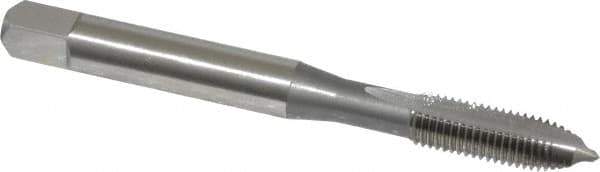 OSG - #10-32 UNF, H3, 2 Flutes, Plug Chamfer, Bright Finish, High Speed Steel Spiral Point STI Tap - 2-3/8" OAL, 0.194" Shank Diam, 7/8" Thread Length, Series 125 - Exact Tool & Supply