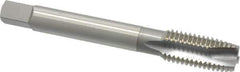 OSG - 3/8-16 UNC, H3, 3 Flutes, Plug Chamfer, Bright Finish, High Speed Steel Spiral Point STI Tap - 2-15/16" OAL, 0.381" Shank Diam, 1-1/4" Thread Length, Series 125 - Exact Tool & Supply