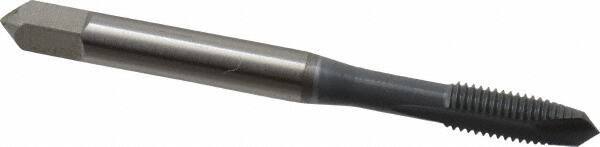 OSG - #8-32 UNC, H3, 2 Flutes, Plug Chamfer, elektraLUBE Finish, High Speed Steel Spiral Point STI Tap - 2-1/8" OAL, 3/4" Thread Length, Series 125 - Exact Tool & Supply