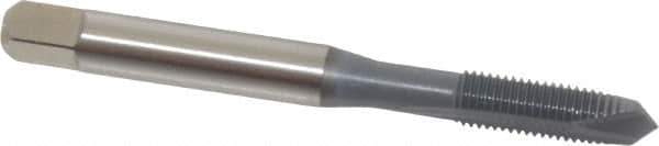OSG - #10-32 UNF, H3, 2 Flutes, Plug Chamfer, elektraLUBE Finish, High Speed Steel Spiral Point STI Tap - 2-3/8" OAL, 7/8" Thread Length, Series 125 - Exact Tool & Supply