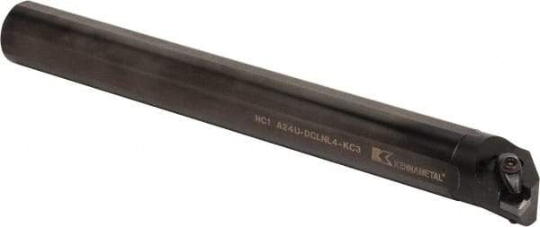 Kennametal - 1.76" Min Bore Diam, 14" OAL, 1-1/2" Shank Diam, A-DCLN-KC Indexable Boring Bar - CN.. Insert, Clamp Holding Method - Exact Tool & Supply
