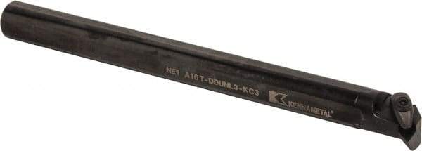 Kennametal - 1.3" Min Bore Diam, 12" OAL, 1" Shank Diam, A-DDUN-KC Indexable Boring Bar - DN.. Insert, Clamp Holding Method - Exact Tool & Supply