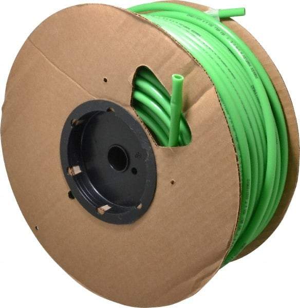 Parker - 0.275" ID x 3/8" OD, 3/64" Wall Thickness, 250' Long, Nylon Tube - Green, 250 Max psi, -65 to 200°F - Exact Tool & Supply