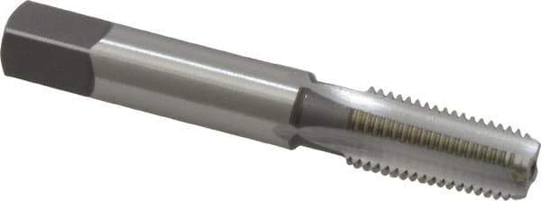 OSG - 1/16-27 NPT Thread, 4 Flute Standard Pipe Tap - 2-1/8" OAL, 11/16" Thread Length, 5/16" Shank Diam, Bright Finish, High Speed Steel - Exact Tool & Supply