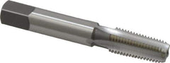 OSG - 1/16-27 NPT Thread, 4 Flute Standard Pipe Tap - 2-1/8" OAL, 11/16" Thread Length, 5/16" Shank Diam, Bright Finish, High Speed Steel - Exact Tool & Supply