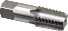 OSG - 3/4-14 NPT Thread, 5 Flute Standard Pipe Tap - 3-1/4" OAL, 1-3/8" Thread Length, 29/32" Shank Diam, Bright Finish, High Speed Steel - Exact Tool & Supply