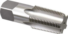 OSG - 1 - 11-1/2 NPT Thread, 5 Flute Standard Pipe Tap - 3-3/4" OAL, 1-3/4" Thread Length, 1-1/8" Shank Diam, Bright Finish, High Speed Steel - Exact Tool & Supply