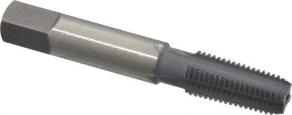 OSG - 1/16-27 NPT Thread, 4 Flute Standard Pipe Tap - 2-1/8" OAL, 11/16" Thread Length, 5/16" Shank Diam, elektraLUBE Finish, High Speed Steel - Exact Tool & Supply