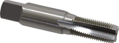 OSG - 1/8-27 NPS Thread, 4 Flute Standard Pipe Tap - 2-1/8" OAL, 3/4" Thread Length, 7/16" Shank Diam, Bright Finish, High Speed Steel - Exact Tool & Supply