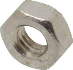 Value Collection - M3.5x0.60 Metric Coarse Stainless Steel Right Hand Hex Nut - 6mm Across Flats, 2.8mm High, Uncoated - Exact Tool & Supply