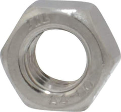 Value Collection - M5x0.80 Metric Coarse Stainless Steel Right Hand Hex Nut - 8mm Across Flats, 4mm High, Uncoated - Exact Tool & Supply
