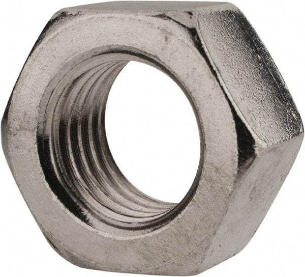 Value Collection - M20x2.50 Metric Coarse Stainless Steel Right Hand Hex Nut - 30mm Across Flats, 16mm High, Uncoated - Exact Tool & Supply