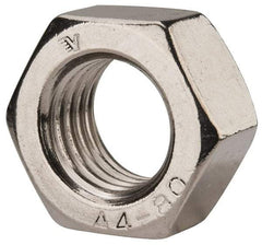Value Collection - M24x3.00 Metric Coarse Stainless Steel Right Hand Hex Nut - 36mm Across Flats, 19mm High, Uncoated - Exact Tool & Supply