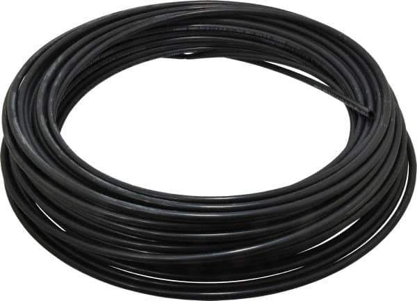 Parker - 11/64" ID x 1/4" OD, 0.04" Wall Thickness, 100' Long, Nylon Tube - Black, 310 Max psi, -65 to 200°F - Exact Tool & Supply