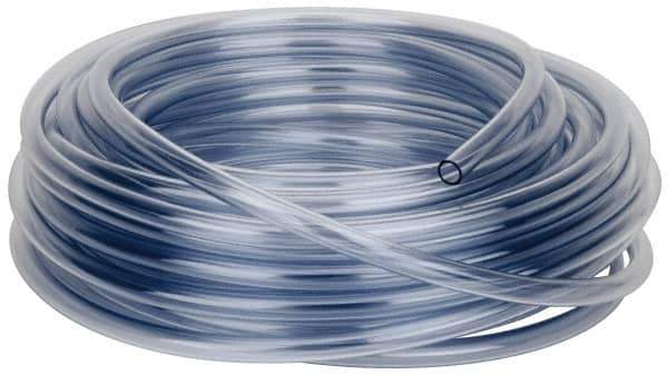 Parker - 1/2" ID x 5/8" OD, 1/16" Wall Thickness, 100' Long, Vinyl Tube - Clear, 30 Max psi, -40 to 150°F - Exact Tool & Supply
