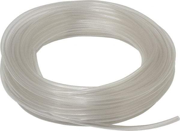 Parker - 1/4" ID x 5/16" OD, 1/32" Wall Thickness, 100' Long, Vinyl Tube - Clear, 20 Max psi, -40 to 150°F - Exact Tool & Supply