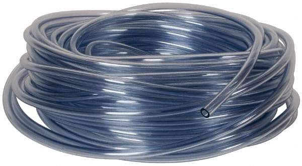 Parker - 1/2" ID x 11/16" OD, 3/32" Wall Thickness, 100' Long, Vinyl Tube - Clear, 40 Max psi, -40 to 150°F - Exact Tool & Supply