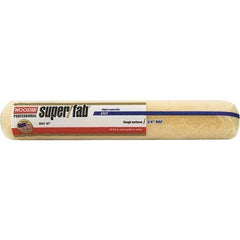 Wooster Brush - 3/4" Nap, 18" Wide Paint Roller - Semi-Rough to Rough Texture, Synthetic Knit - Exact Tool & Supply