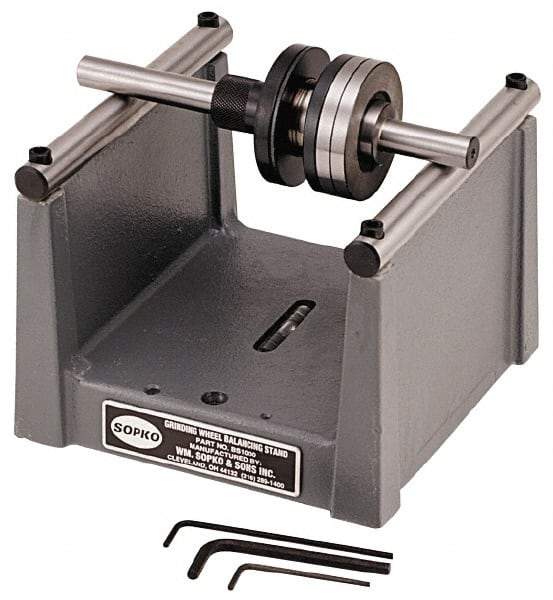 Sopko - 6-1/2" Wide x 4-3/16" High, Static Wheel Balance Kit - 4" Throat - Exact Tool & Supply