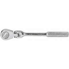 SK - Pear Head - Chrome Finish, 6.3" OAL, 60 Gear Teeth - Exact Tool & Supply