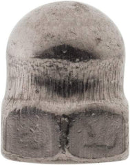 Value Collection - M5x0.8 Metric Coarse, 8mm Width Across Flats, Uncoated, Stainless Steel Acorn Nut - 10mm Overall Height, Austenitic A4, DIN 1587 - Exact Tool & Supply