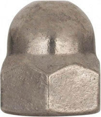 Value Collection - M20x2.5 Metric Coarse, 30mm Width Across Flats, Uncoated, Stainless Steel Acorn Nut - 34mm Overall Height, Austenitic A4, DIN 1587 - Exact Tool & Supply