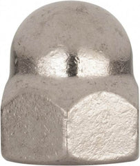 Value Collection - M24x3 Metric Coarse, 36mm Width Across Flats, Uncoated, Stainless Steel Acorn Nut - 42mm Overall Height, Austenitic A4, DIN 1587 - Exact Tool & Supply