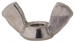 Value Collection - M5x0.80 Metric Coarse, Stainless Steel Standard Wing Nut - Grade 316, Austenitic Grade A4, 22.5mm Wing Span, 11mm Wing Span - Exact Tool & Supply
