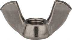 Value Collection - M8x1.25 Metric Coarse, Stainless Steel Standard Wing Nut - Grade 316, Austenitic Grade A4, 30.3mm Wing Span, 14.8mm Wing Span - Exact Tool & Supply