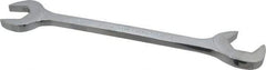 Proto - 1-3/8" Standard Open End Wrench - 13-3/4" OAL, Double End, Chrome Finish, 15° & 60° Head Angle - Exact Tool & Supply