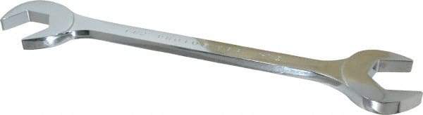 Proto - 1-1/2" Standard Open End Wrench - 14-1/2" OAL, Double End, Chrome Finish, 15° & 60° Head Angle - Exact Tool & Supply