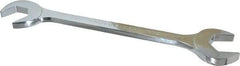 Proto - 1-1/2" Standard Open End Wrench - 14-1/2" OAL, Double End, Chrome Finish, 15° & 60° Head Angle - Exact Tool & Supply