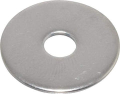 Value Collection - M5 Screw, Grade 18-8 Stainless Steel Fender Flat Washer - 5.3mm ID x 20mm OD, Plain Finish - Exact Tool & Supply