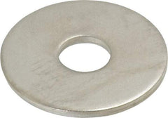 Value Collection - M12 Screw, Grade 18-8 Stainless Steel Fender Flat Washer - 13mm ID x 40mm OD, 2.5mm Thick, Plain Finish - Exact Tool & Supply