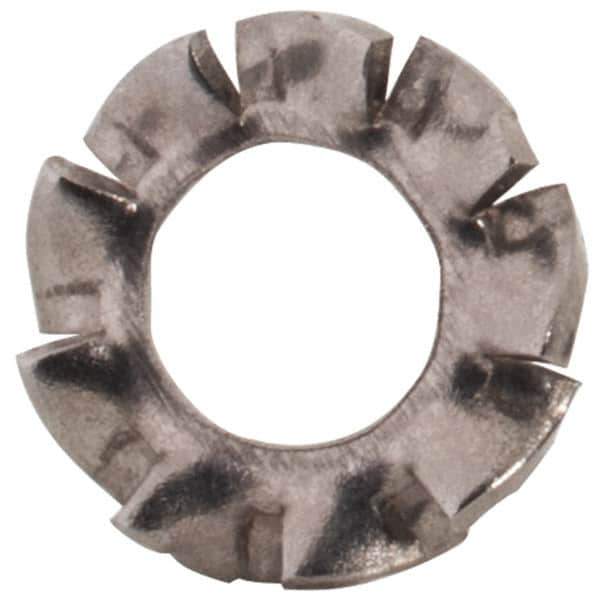 Value Collection - M2.5 Screw, 2.7mm ID, Stainless Steel External Tooth Lock Washer - 5.5mm OD, Uncoated, Grade 18-8 & Austenitic A2 - Exact Tool & Supply