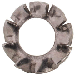 Value Collection - M2.5 Screw, 2.7mm ID, Stainless Steel External Tooth Lock Washer - 5.5mm OD, Uncoated, Grade 18-8 & Austenitic A2 - Exact Tool & Supply