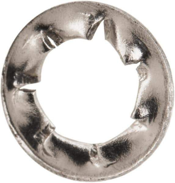 Value Collection - M3 Screw, 3.2mm ID, Stainless Steel Internal Tooth Lock Washer - 6mm OD, Uncoated, Grade 18-8 & Austenitic A2 - Exact Tool & Supply